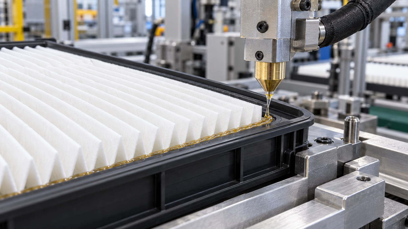 Product Assembly adhesive application